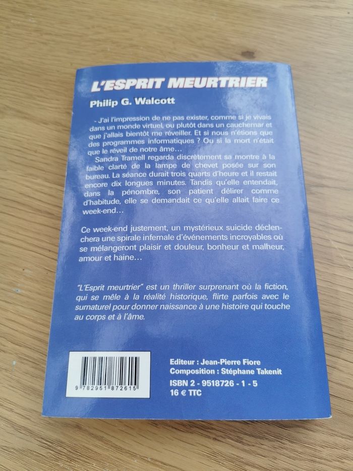 L'esprit meurtrier. Philip G. Walcott - photo numéro 2