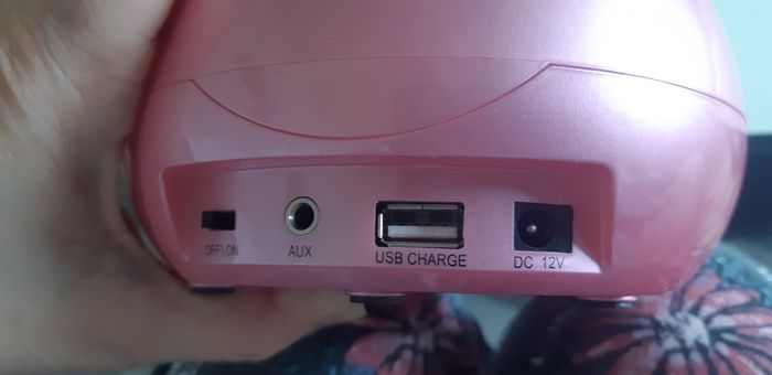Lampe de bureau bluetooth rose - photo numéro 4