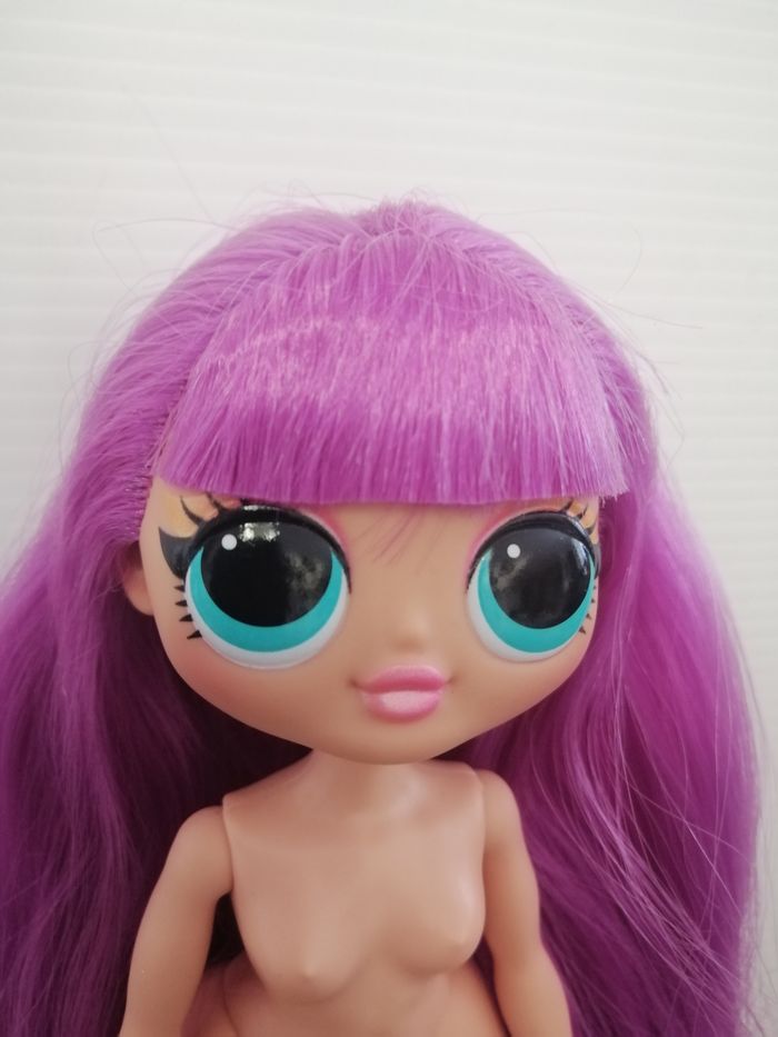 poupée lol articulables cheveux violet - photo numéro 2