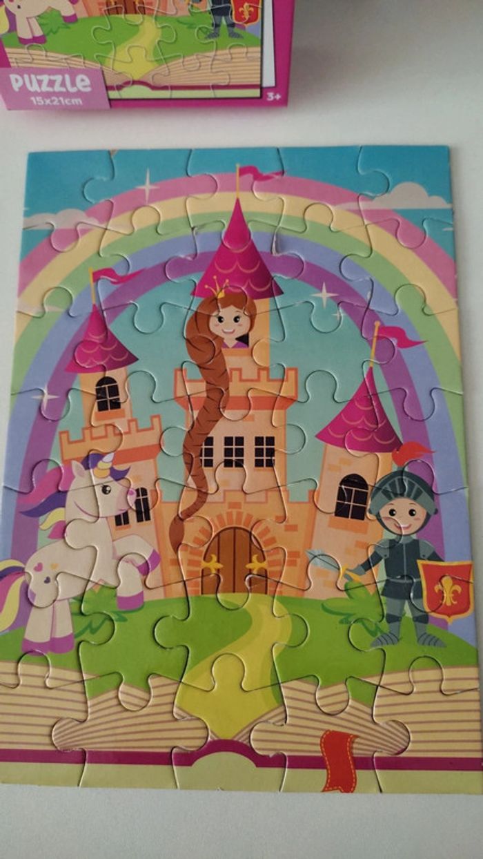 Puzzle château de princesse 35 pièces - photo numéro 2