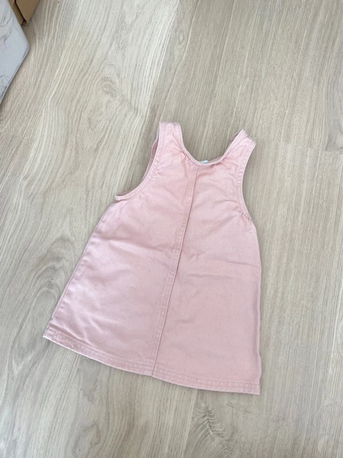 Robe en jean rose Minnie Disney fille 24 mois 2 ans - photo numéro 2