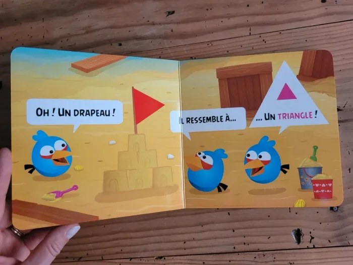 Livre cartonné Angry Birds sur les formes - photo numéro 5