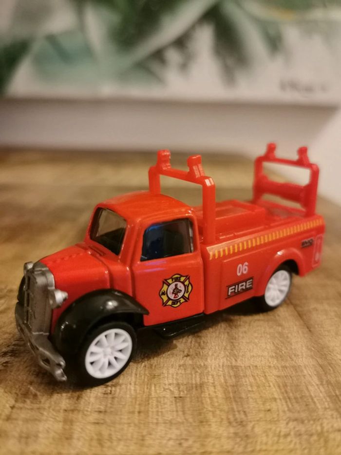 🔥Camion de pompier véhicule voiture rouge jouet enfant collection