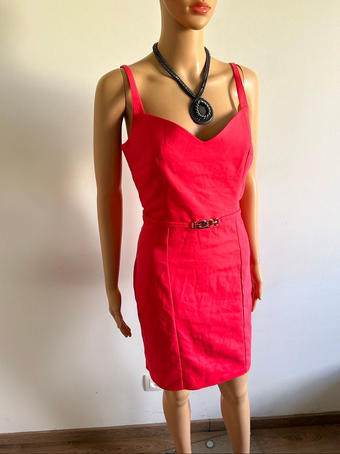 Robe rose corail neuve à bretelles Morgan taille 40 (valeur 65€) - photo numéro 2