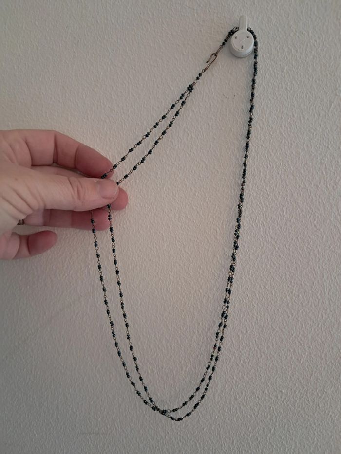 Collier vintage doubme rang - photo numéro 5