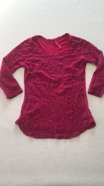 Haut à manches 3/4 femme M