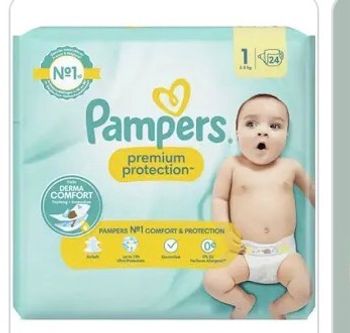 Pampers taille 1 neuf 132 couches 