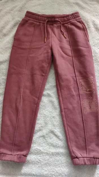 Pantalon jogging vieux rose Kiabi 8 ans