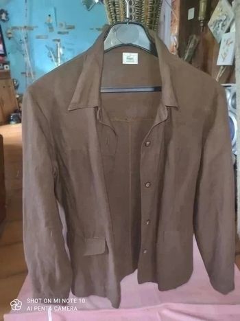 veste légère coupe Blazer sportswear souple sans épaulettes