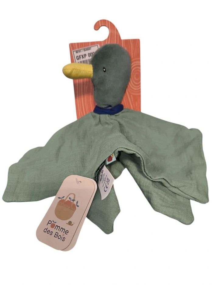 Doudou lange canard 🦆" pomme des bois" Moulin Roty