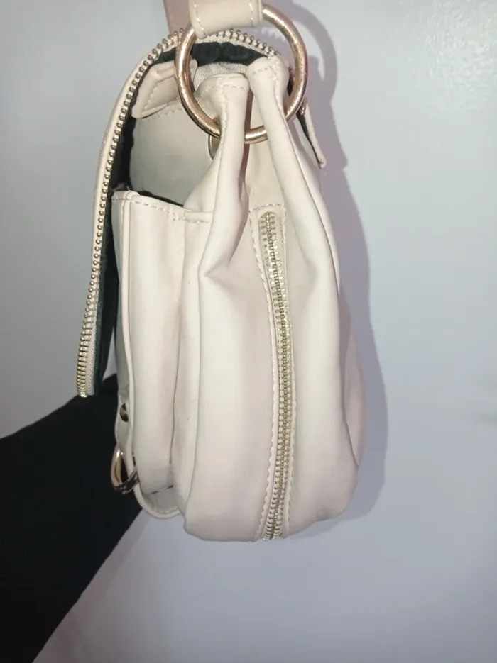 Sac a main bandoulière rose pâle - photo numéro 8