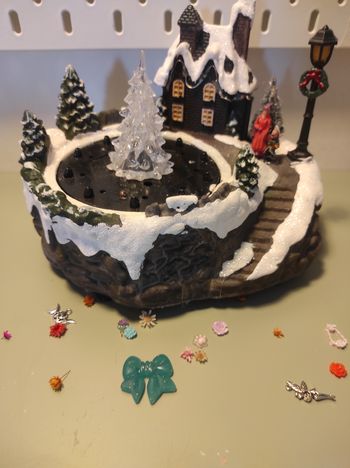 Fontaine de Noël 