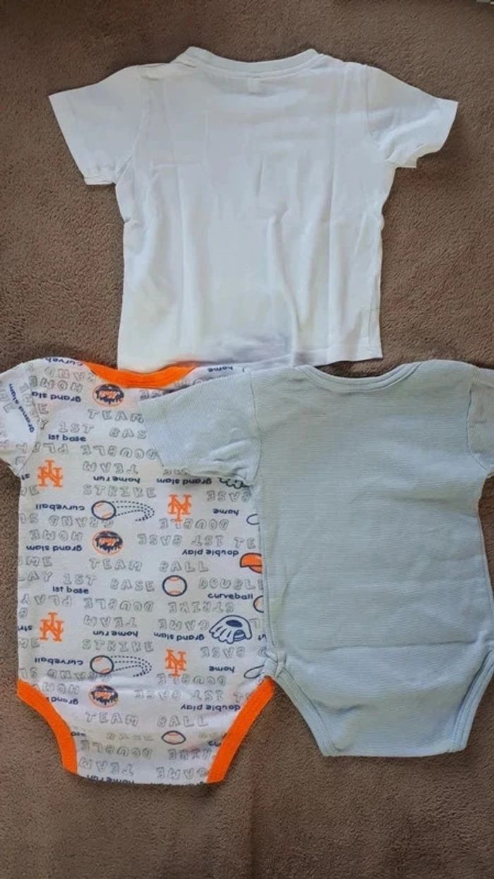 Lot t-shirts garçon 9-12 mois - photo numéro 7