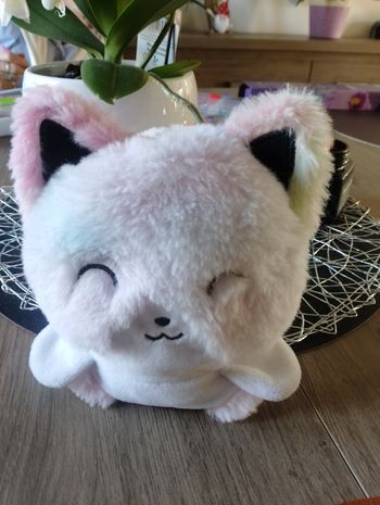 Peluche chat 🐱 réversible