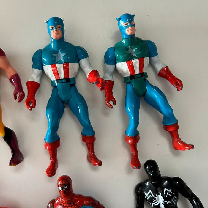 Lot 7 figurines les super héros marvel guerres secrètes - photo numéro 3