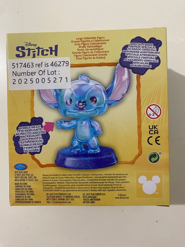 🩵 Figurine Stitch Disney – Grande figurine à tête oscillante (Bobble Head) 🩵 - photo numéro 3