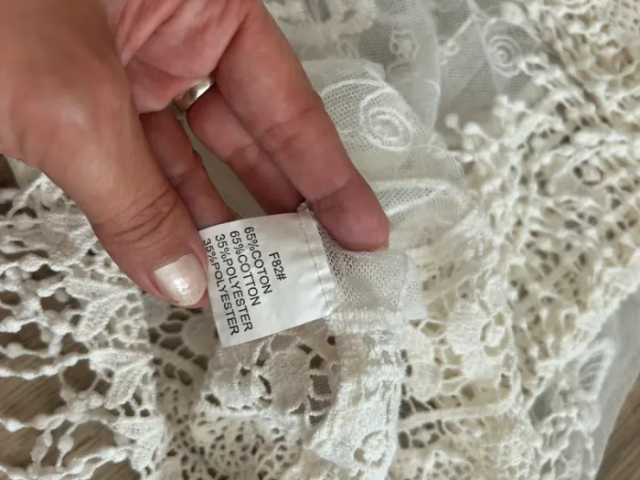 Top plage Cache-Maillot En Dentelle À Mailles Transparentes Pour Femmes - photo numéro 3