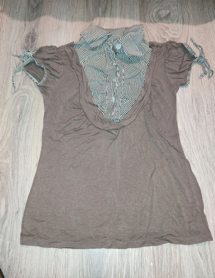 Top 2 en 1 manches courtes