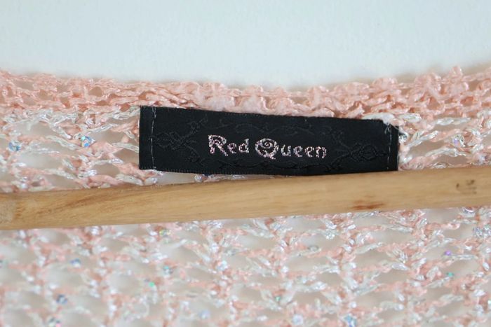 C38 Pull Crochet Red Queen Taille M - photo numéro 2
