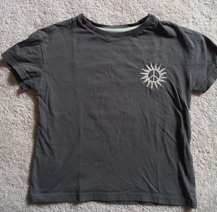 T shirt manches courtes 5 ans phosphorescent - photo numéro 2