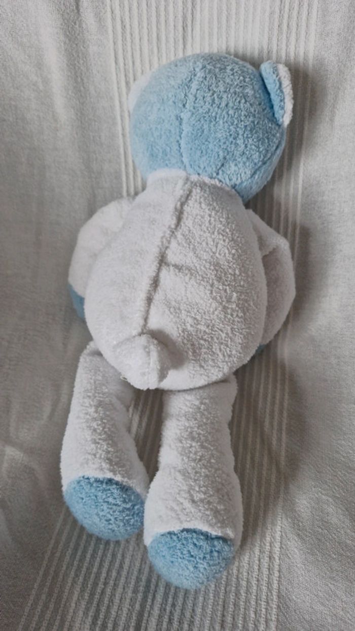 Ourson bleu et blanc Musti - photo numéro 3