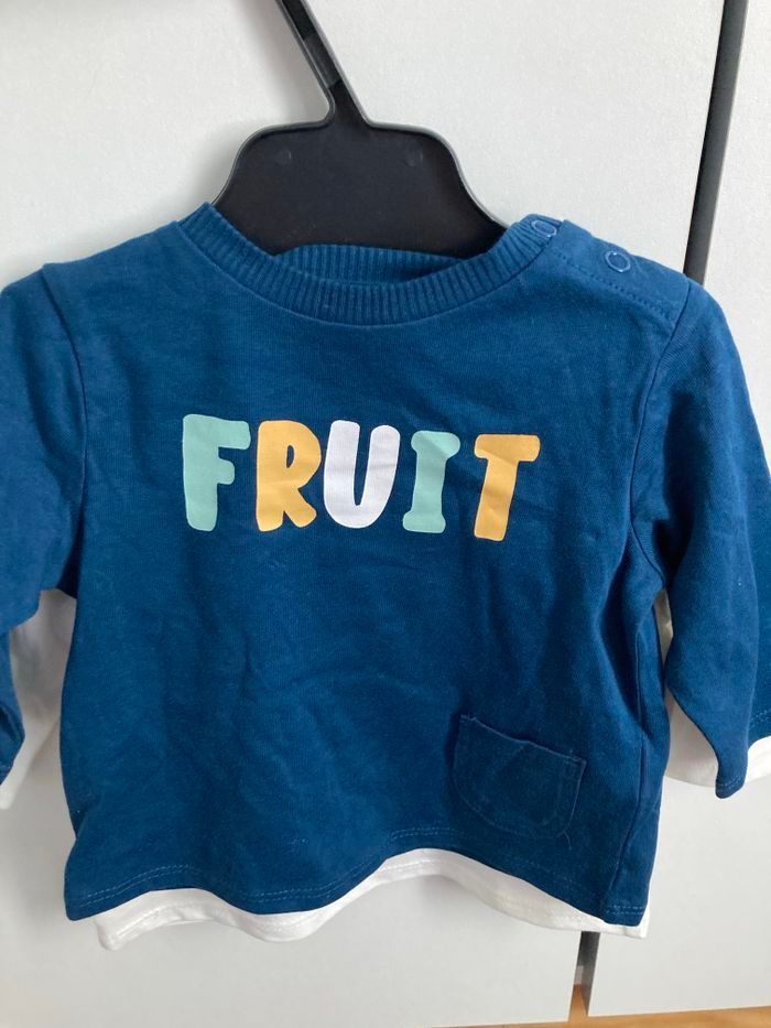 Lot de 2 tee-shirts longue manche - photo numéro 2