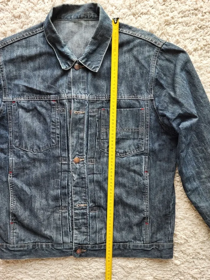Veste en jean bleue foncée Dynam Taille 46 48 - photo numéro 13