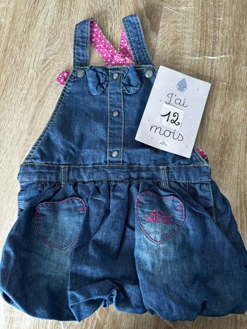 Robe jean noeud Orchestra t.12m