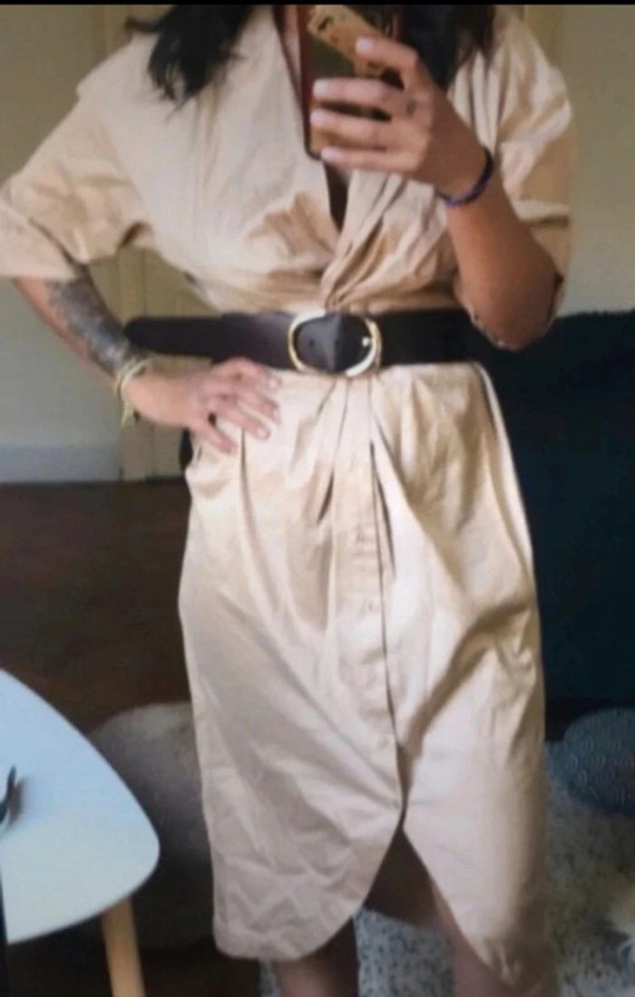 Robe midi saharienne Maj e T3