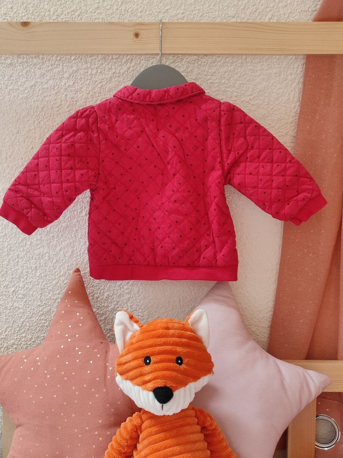 Veste/Manteau - Fuchsia - 9 mois - Très bon état - Du pareil au même - photo numéro 4