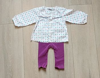 Très bel ensemble. Fille 6 mois. Marque Tape à l'oeil/ Mexx