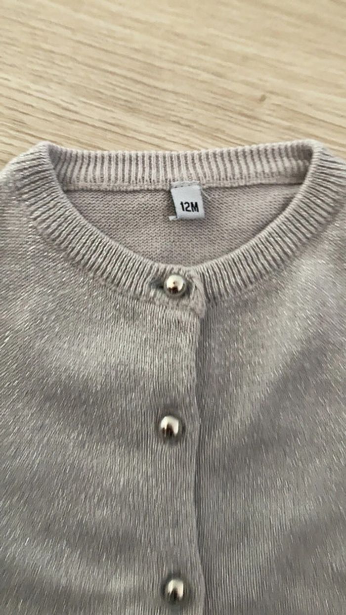 Boléro bébé fille taille 12 mois - photo numéro 3