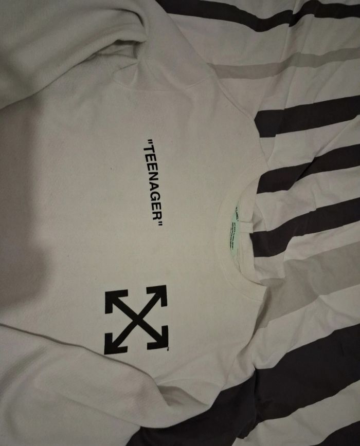 Pull off-white bart Simpson - photo numéro 4