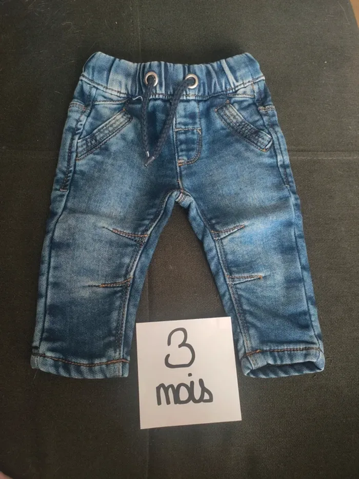 Jeans garçon 3 mois 62cm Zeeman