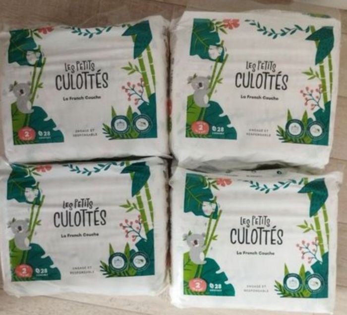 Lot de couches  les petits culottés taille 2