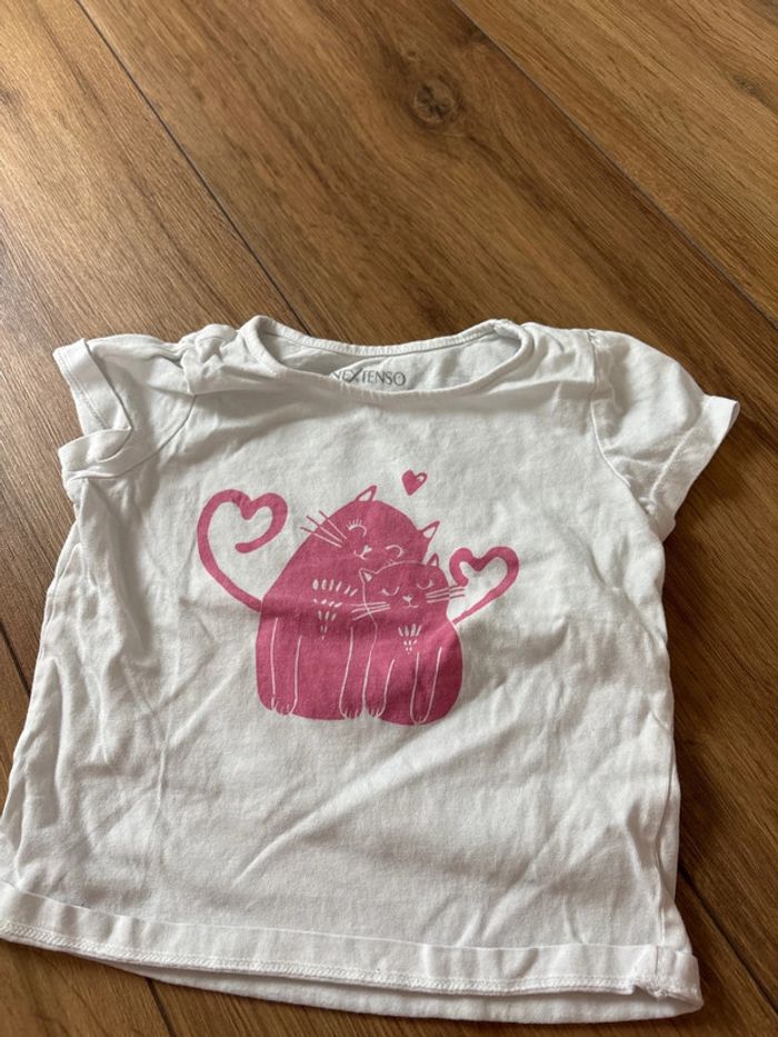 Lot 5 t-shirt manches courtes fille, 2 ans - photo numéro 17