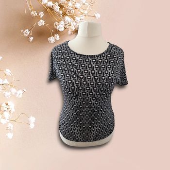 T-shirt noir manches courtes - femme - taille 36