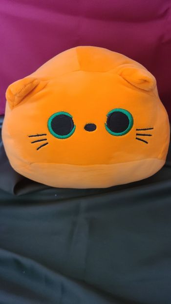 Coussin Chat en Peluche Félin douillet