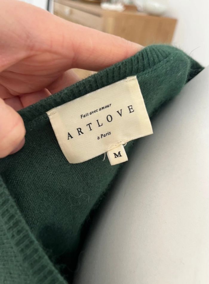 Pull vert foncé ArtLove - photo numéro 6
