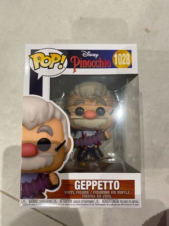 Figurine disney pinocchio geppetto 1028