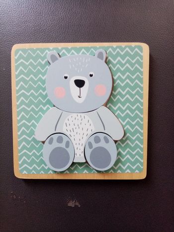 Puzzle bébé bois