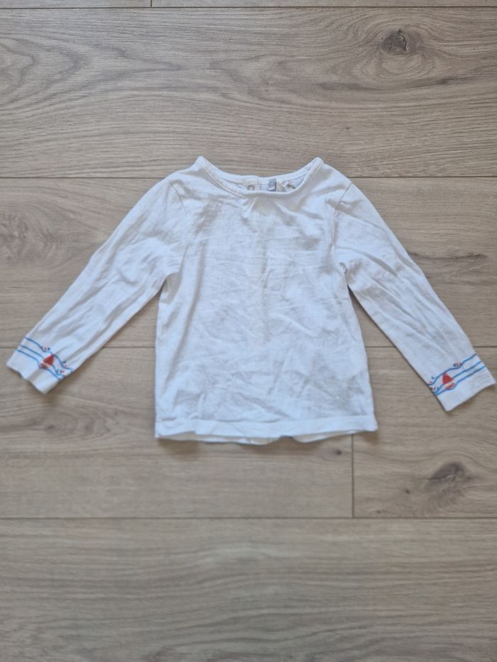 T-shirt bébé fille manches longues Orchestra 12 mois