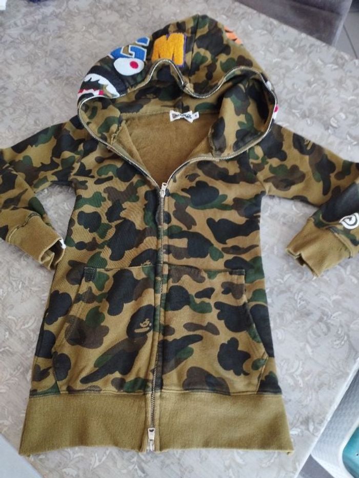 Gilet à capuche a bathing ape 10 ans fille