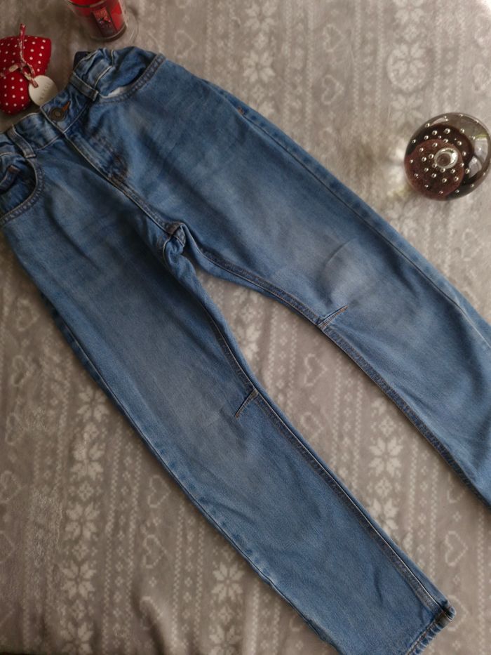 Jeans bleu clair coupe droite