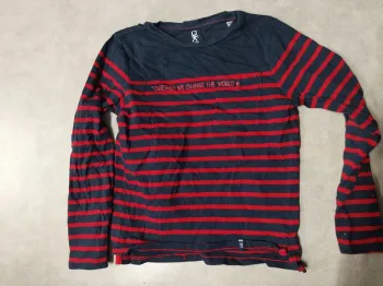 haut tee shirt manches longues garcon 10 ans okaidi