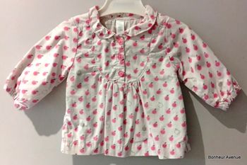 Blouse de marque Obaïbi - Taille 3 mois (60 cm)