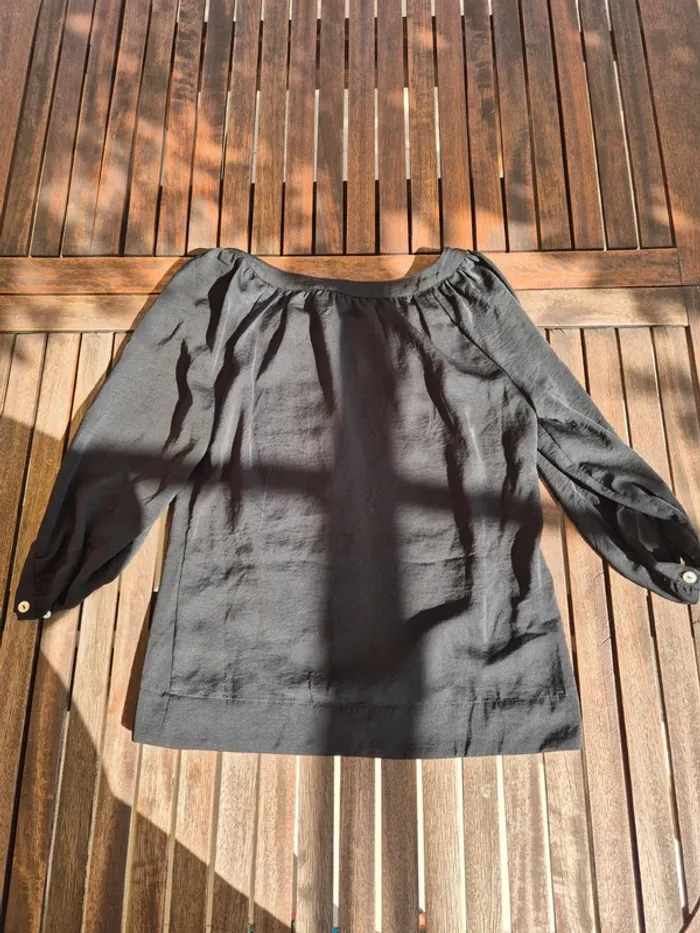 Blouse noire H&M T.34 - photo numéro 6