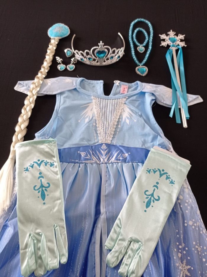 Deguisement la reine des glaces et accessoires 4ans - photo numéro 5