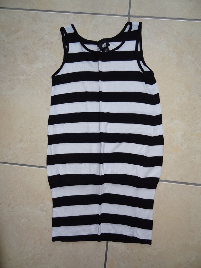 Long t-shirt rayé H&M taille 8-10ans