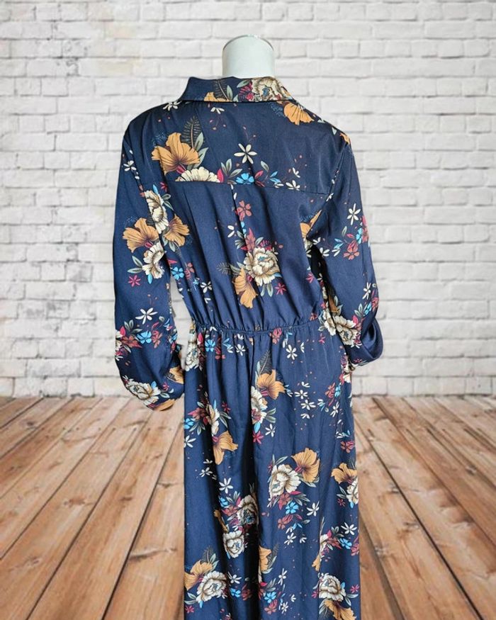 Robe longue fluide fleurie - photo numéro 4